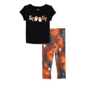 NWT Way to celebrate Short-Sleeve T-Shirt and Leggings outfit set Size 2T